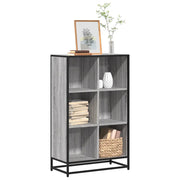 Libreria Grigio Sonoma 65,5x33x107,5 cm in Legno Multistrato 849162