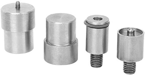 Set di Morsa da 4 pezzi in Acciaio Inossidabile - Adatto per 651/633/831 Pulsanti - Posizionamento Preciso - Duraturo e Longevo - Pulsante