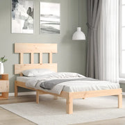 Giroletto senza Materasso 90x200 cm in Legno Massello di Pino 3193581