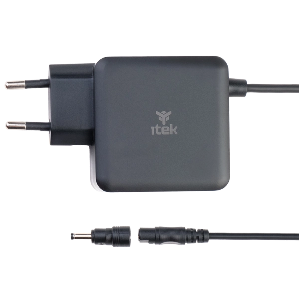 Alimentatore Universale per Notebook - 65W- Tecnologia GaN- Super Slim- 8 connettori