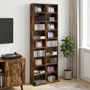 Mobile per CD Rovere Fumo 65 x 23,5 x 175 cm 8012662