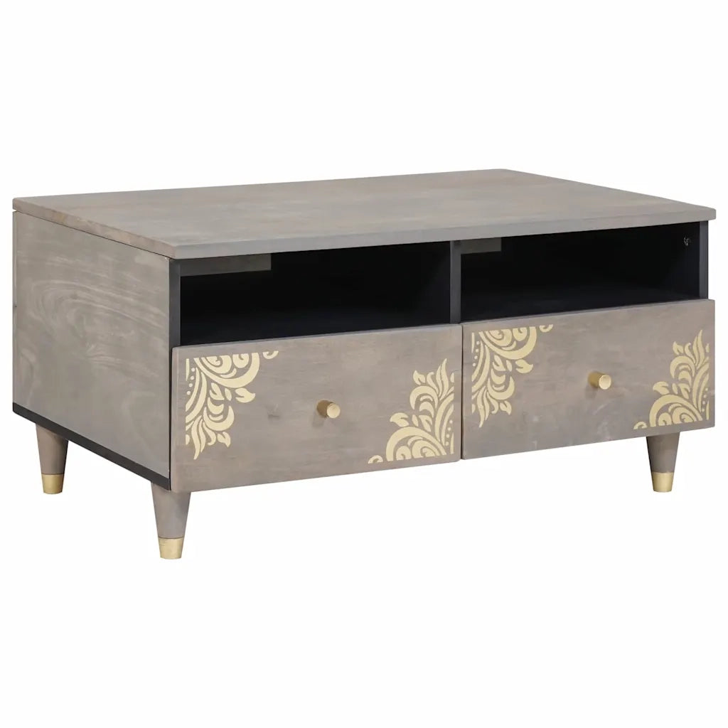 Tavolino da salotto con cassetto Grigio 80 x 54 x 40 cm 4018785