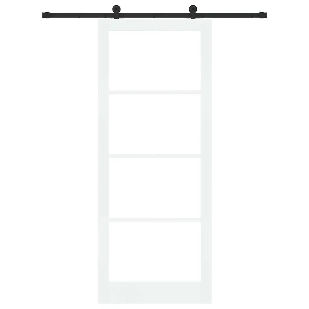 Porta Scorrevole ORKDAL Bianco 93 x 232 cm Legno e metallo 3332012