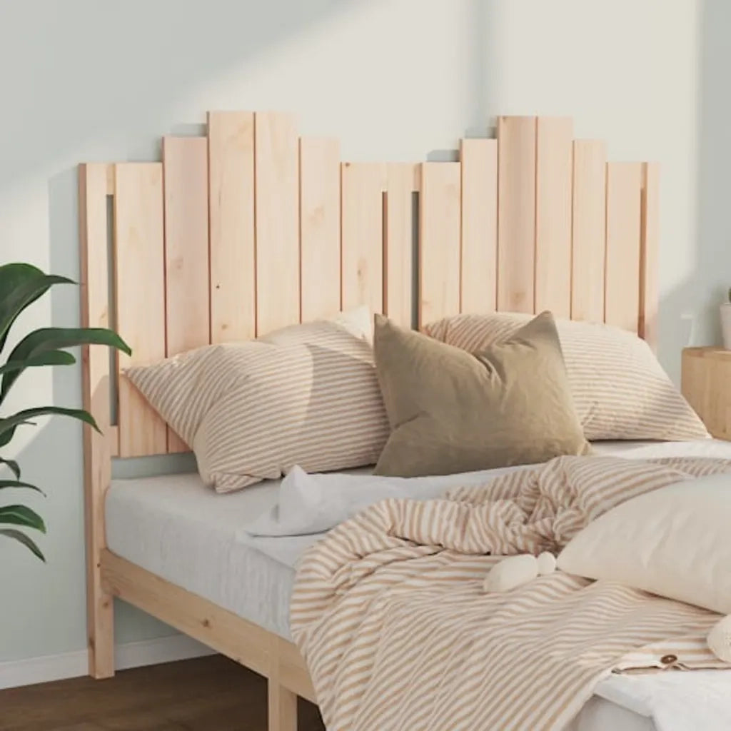 Testiera per Letto 141x4x110 cm in Legno Massello di Pinocod mxl 118731