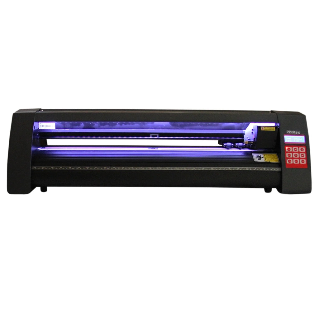 Plotter da Taglio Vinile Macchina per Taglio e Incisione Insegne Etichette Guida Laser - Abbonamento 12 Mesi Software Signcut Pro - LED - 720mm