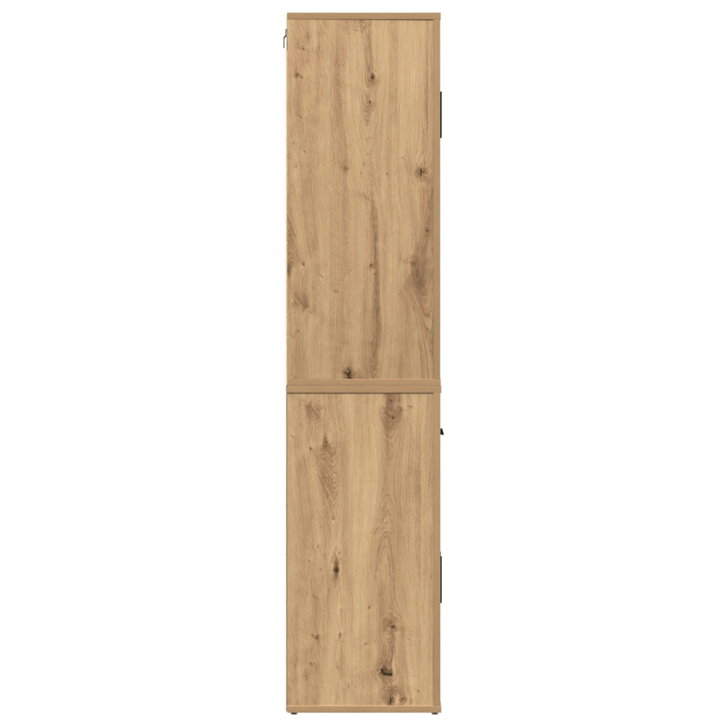 Highboard Rovere Artigianale 80x33x150 cm Legno Ingegnerizzato