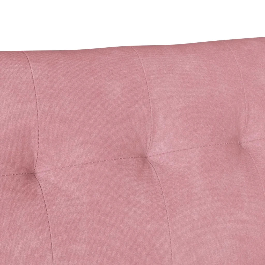 Panca Chesterfield Rosa 112 x 65,5 x 75 cm Velluto CFW6221305