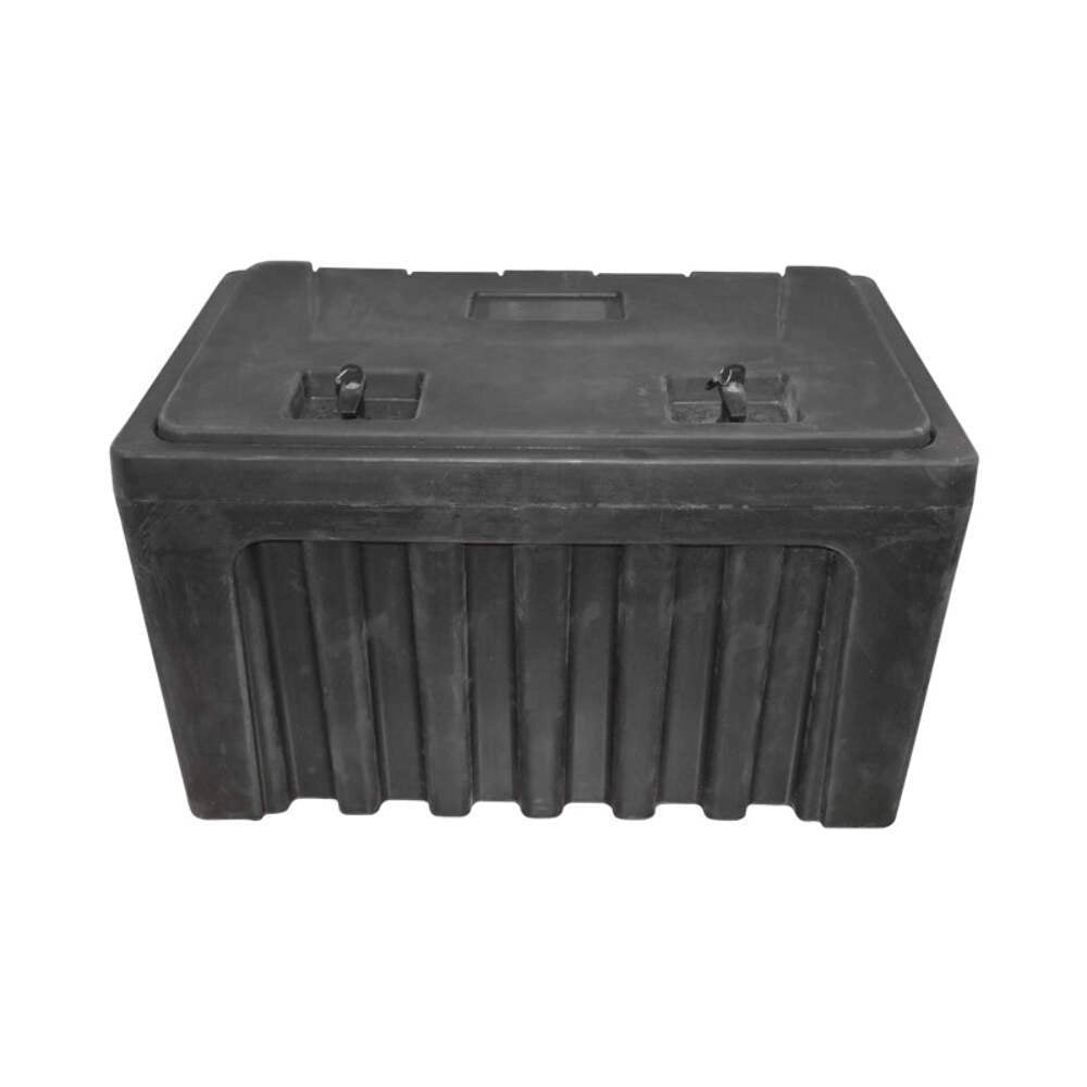 Cassetta per attrezzi senza supporto, in plastica nera 460x580x800 mm