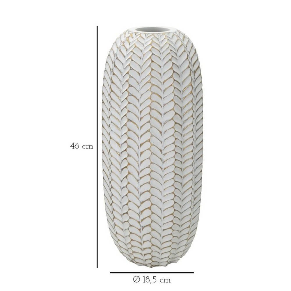 Vaso Resina Piccolo cm Ø 18,5X46 - LEAF
