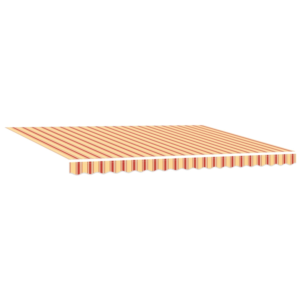 Tenda retrattile automatica gialla e arancione 450x300 cm