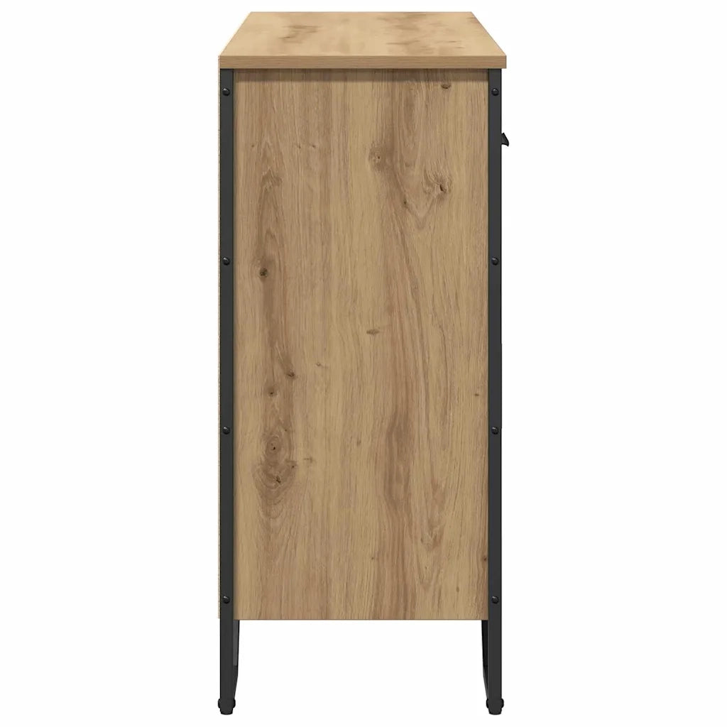 Credenza con cassetto Rovere artigianale 97 x 32,5 x 74,5 cm 868777