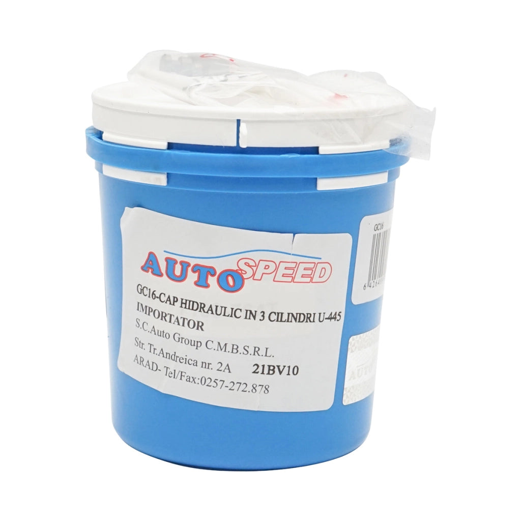 Testa idraulica a 3 cilindri per Ford, Massey Ferguson, U-445, Fiat con valvola di dosaggio 7123-909T, 7123909T, 7180-571T, 7180571T, motore Perkins a 6 cilindri
