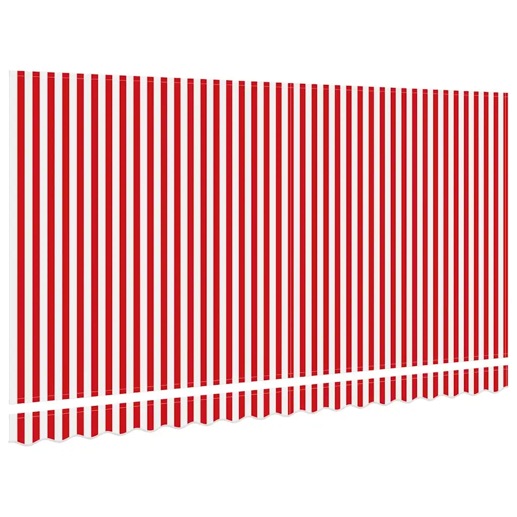 Telo di ricambio per tenda da sole Rosso e Bianco 4 x 2 m 42000501