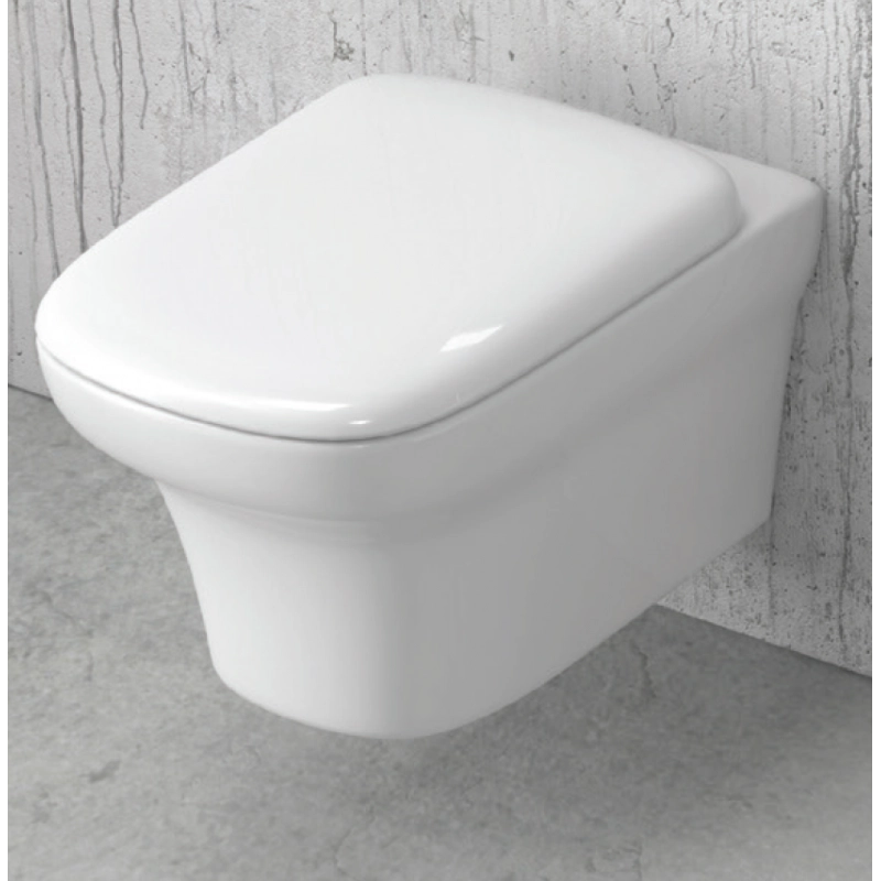 WC sospeso GRACE con sedile freno a ribalta