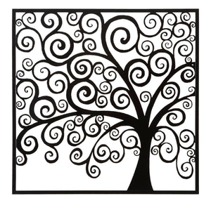 Pannello da Muro Three Plus 100x1x100 cm in Ferro