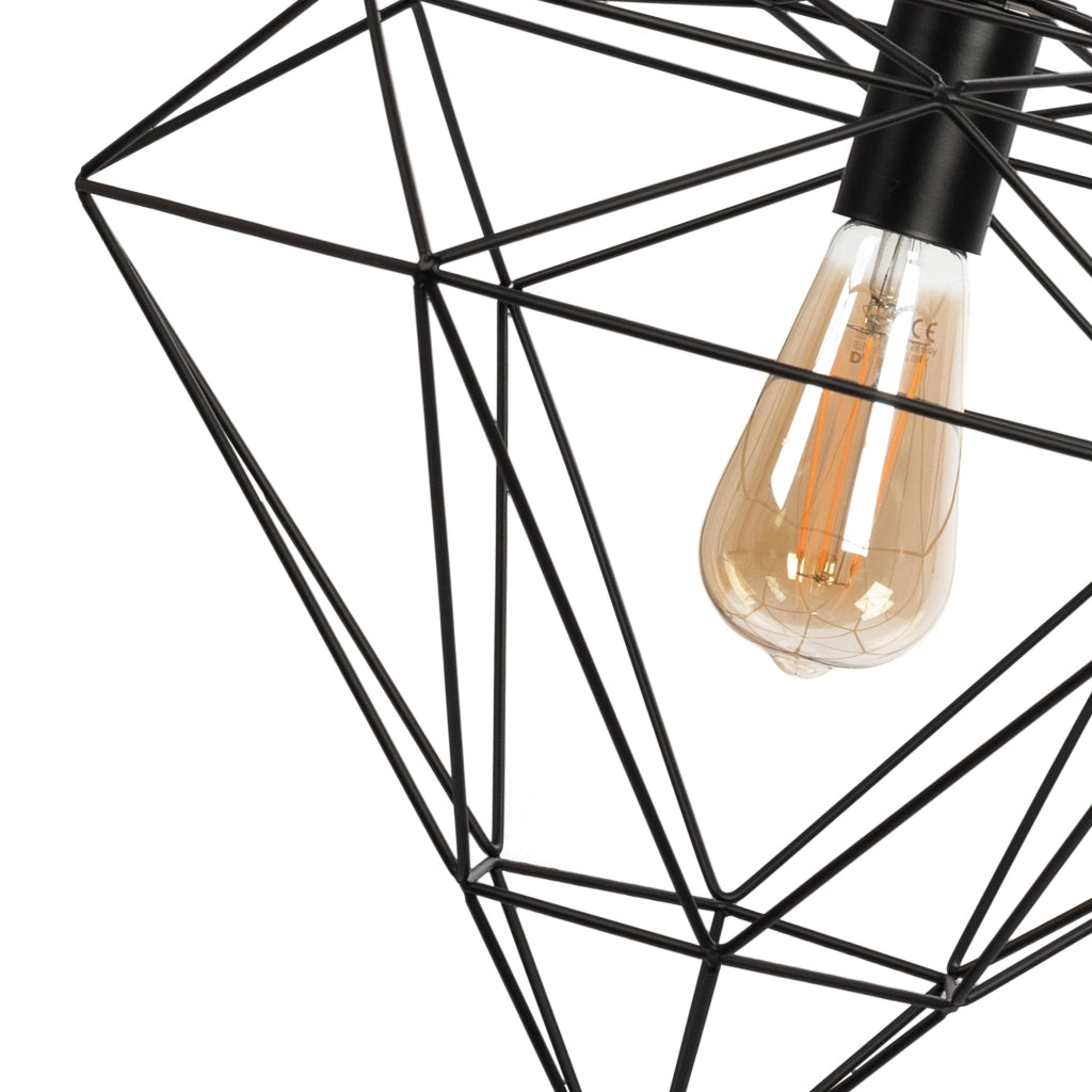 Lampada Pensile Metallo Loft Black APP563-1CP