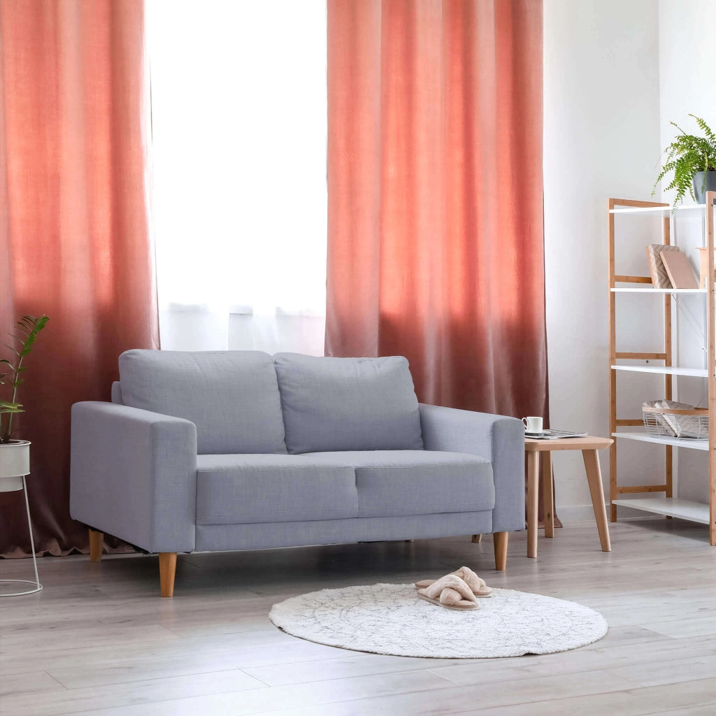 Divano 2 posti Scandinavo in Tessuto cm 124x73x82 - MANU