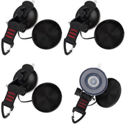 Zuignap Extra Resistenze - Supporto Multifunzionale per Zuignap - Per Tenda da Campeggio/Camper - Capacità di Sostegno fino a 10 kg - 4 Pezzi - Riciclabile e Adesivo