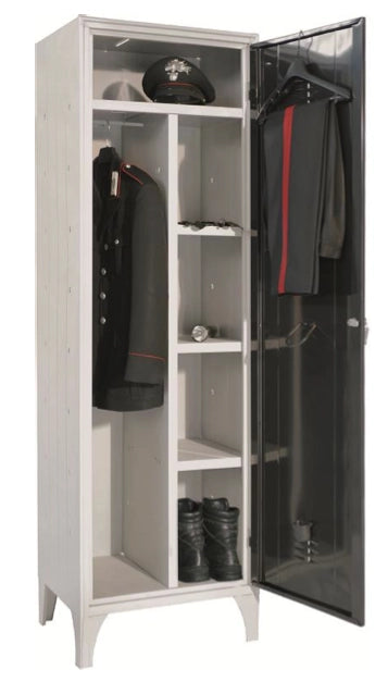 Armadietto spogliatoio in lamiera verniciata per Carabinieri cm. 60x50x195h