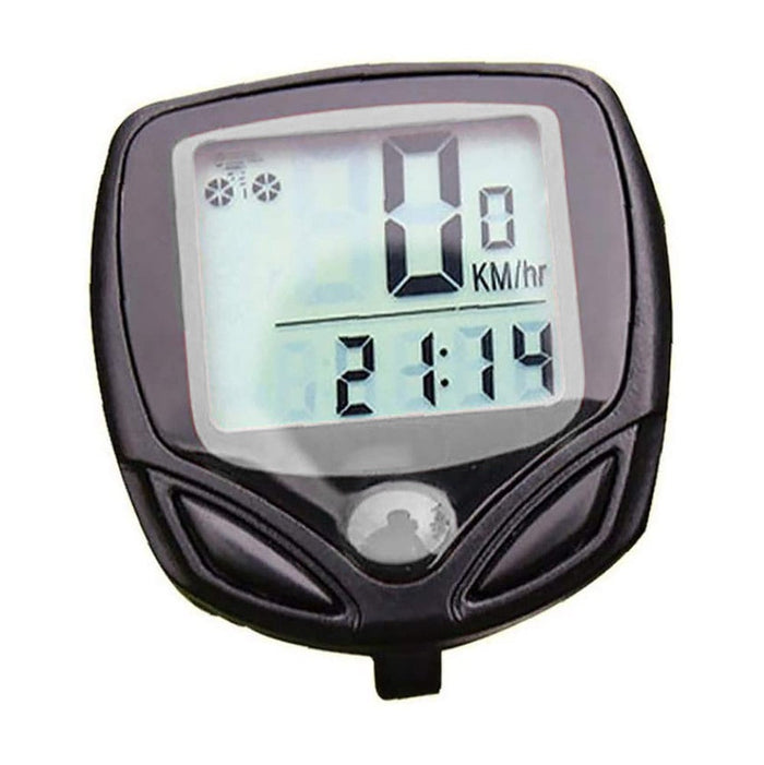 Tachimetro per Bicicletta Contachilometri Wireless Grigio