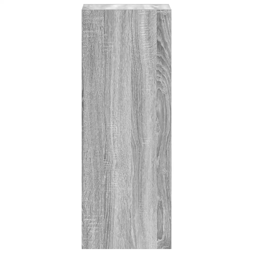 vidaXL Libreria Impilabili Grigio Sonoma 30x30x80 cm Legno Multistrato