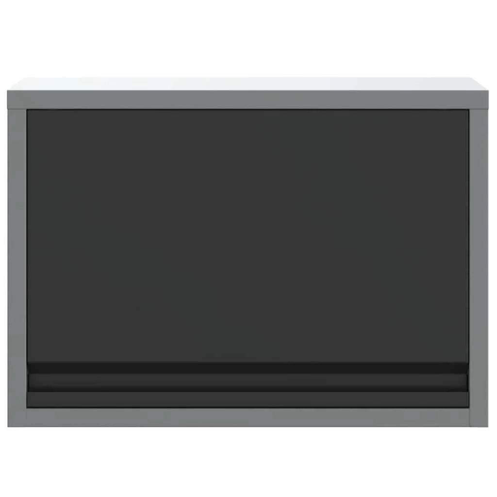 Mobiletto portautensili da interno in acciaio nero 50 x 25 x 35 cm 02_0058034