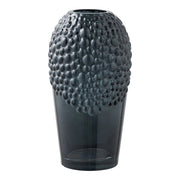 Vaso Decorativo Odense, Grigio, Vetro, 14x14x25 cm