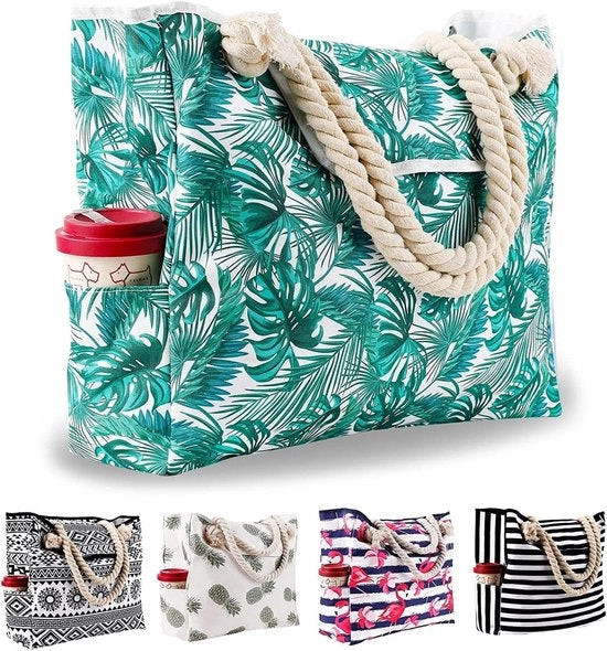 Borsa a Spalla per Bambini - Telaio per Borse Opportuna con Foglie Verdi - Grande - Verde