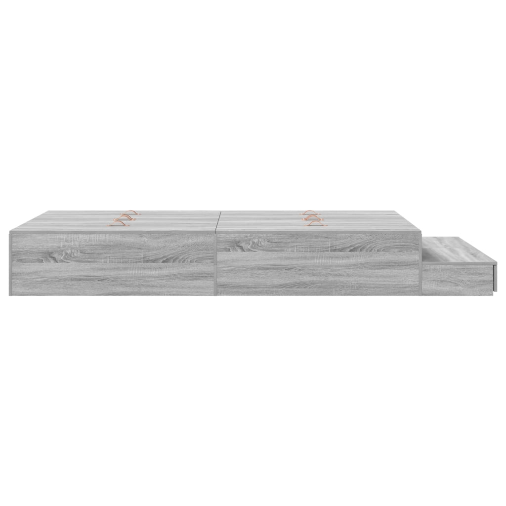 Letto grigio sonoma 120x200 cm