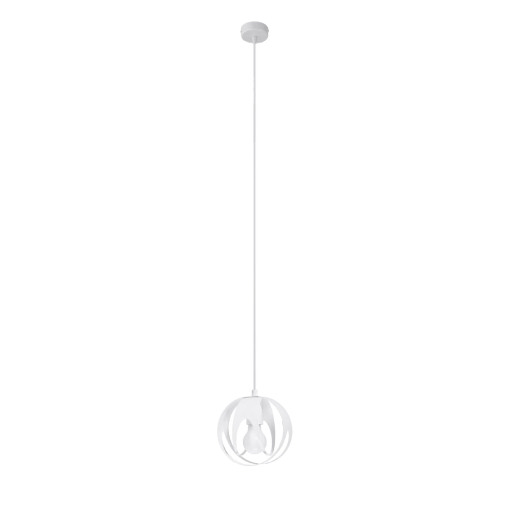 Lampada a sospensione bianca Finara Pure Lume E27 15W