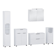 Vicco Set di mobili da bagno Bianco 5 parti