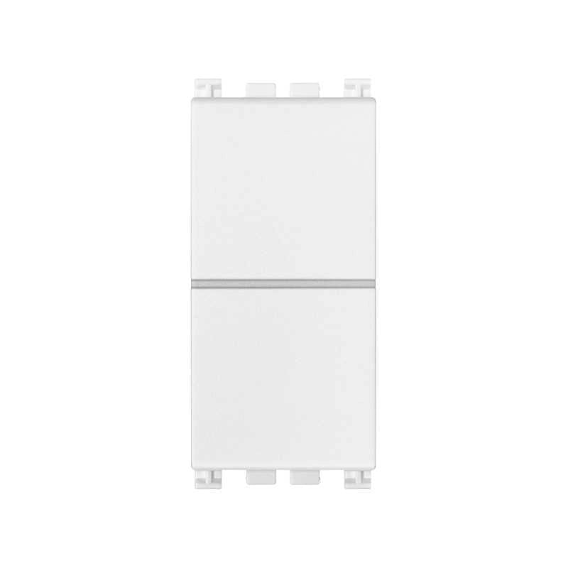 Due Pulsanti Indipend. No+No 10A Bianco
