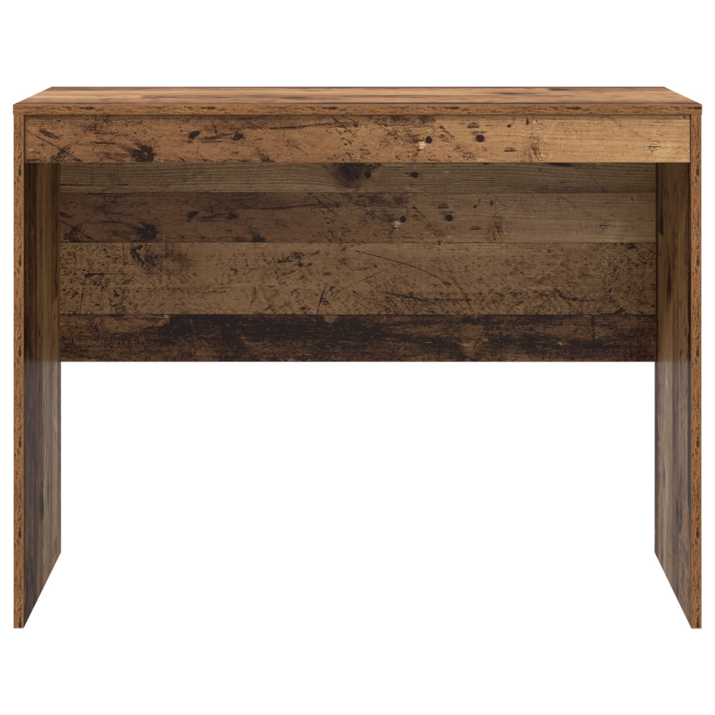 Scrivania Rustica Legno Antico Legno Massello 100 x 50 x 76 cm