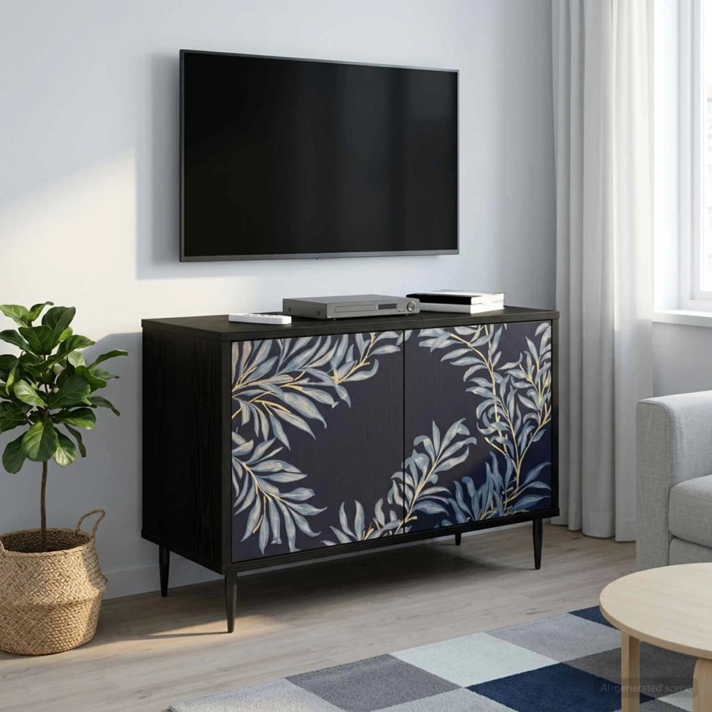 Mobile TV DOKKUM 69 x 33 x 50,5 cm Rovere Nero 8007017
