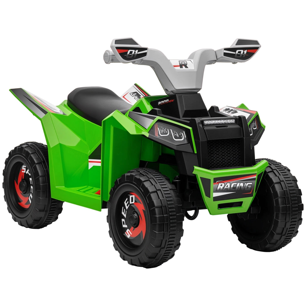 Quad elettrico per bambini ¨C zephmum ¨C Verde 70x41.5x48.5 cm