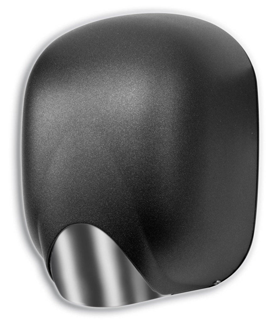 Asciugamani elettrico ECOstream NF 1100 hot alluminio nero groffato