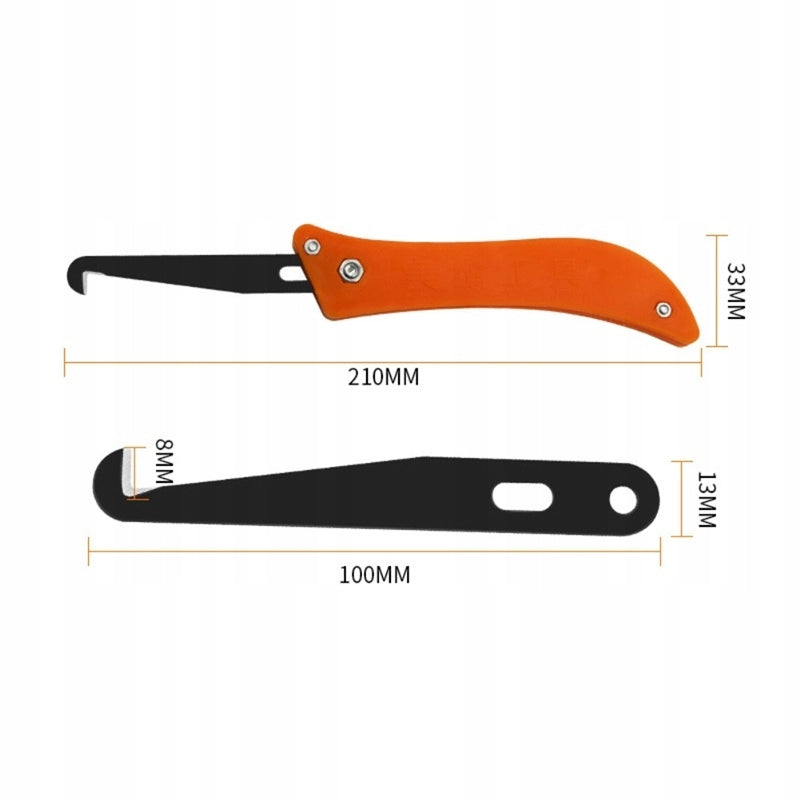 Strumento Manuale per Rimozione Fughe – Design Ergonomico, Lame Profilate | Dimensioni: 11–21 cm, Lama 13x10 mm