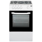 Beko CSG42001FW Cucina a Gas Forno a Gas 4 Fuochi Capacita' 54 Litri 50 cm Bianco
