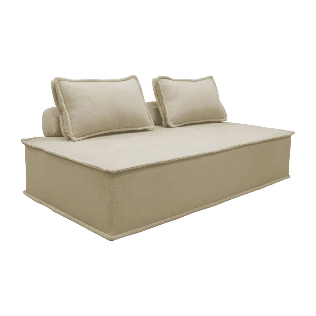 Divano modulare, 2 posti, beige