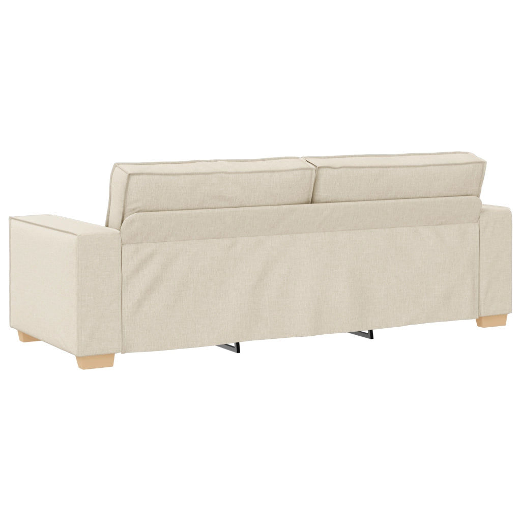 Divano a 3 posti  in lino da 180 cm