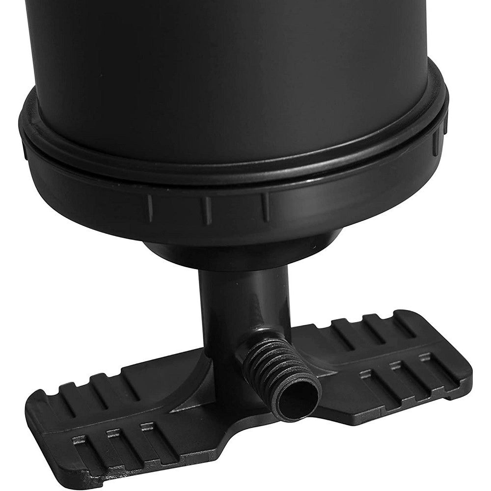 Trade Shop - Pompa Di Gonfiaggio Manuale 36 Cm Volume 1.850 Cc 3 Adattatori Per Valvola 62003 -