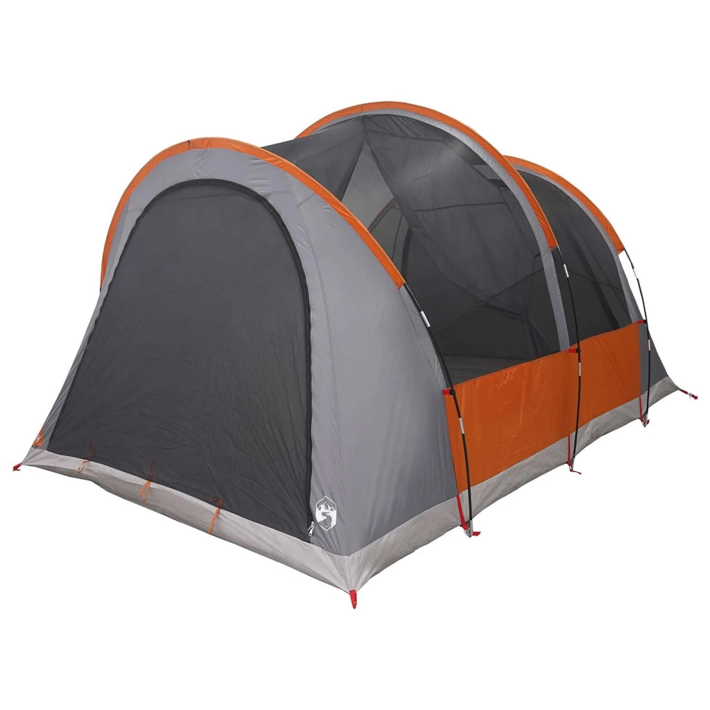 Tenda a tunnel con tetto Grigio e arancione 370 x 275 x 210 cm 42028679