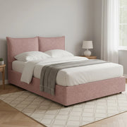 Penzance, Letto Piazza e Mezza Sfoderabile Made in Italy, Rosa