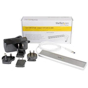 Startech.com hub usb a 7 porte, da usb a a 7 porte usb-a, usb 5gbps, design robusto, alimentazione via bus o alimentatore esterno, hub usb 3.0 portatile per notebook - ST73007UA