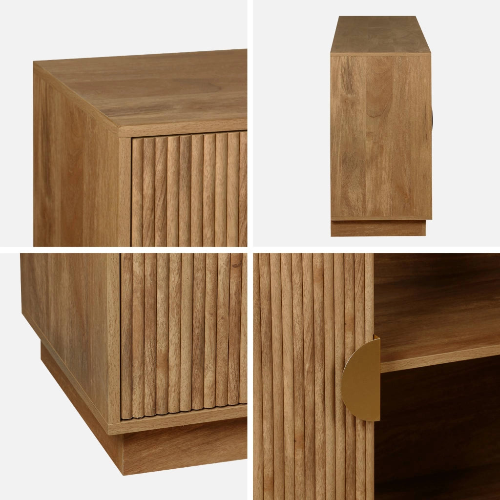 Credenza esotica a 4 ante, 180cm, albero di mango
