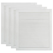 Ante a persiana a 4 pezzi legno massello di pino bianco 69 x 59,4 cm 02_0003934