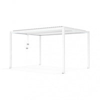 Pergola Bioclimatica 3x4 m in Alluminio Bianco