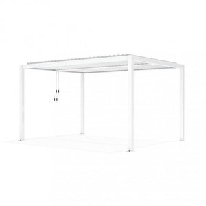 Pergola Bioclimatica 3x4 m in Alluminio Bianco