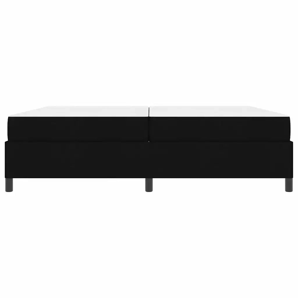 Letto a molle con materasso Nero 200 x 200 cm Tessuto 3398887