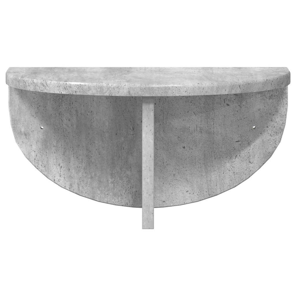 Scaffale da parete A parete Grigio cemento 38 x 19 x 19 cm 891414